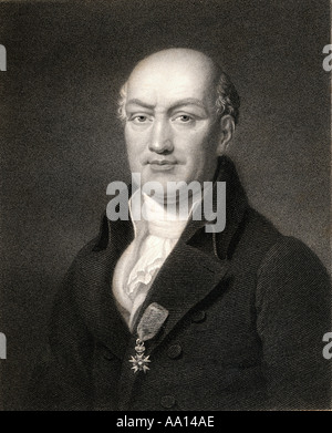 Jean Baptiste Joseph chevalier Delambre, 1749 - 1822. Französischer Mathematiker und Astronom. Stockfoto