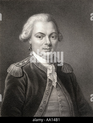 Jean François de Galaup, comte de Lapérouse oder Comte de La Pérouse, 1741 - 1788. Französischen Marineoffizier, Seefahrer und Entdecker. Stockfoto