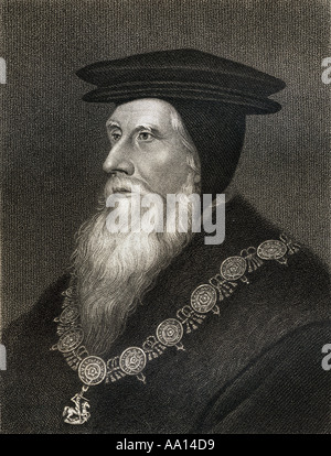 John Russell, 1. Earl of Bedford, 1485-1555. Gründer des Reichtums und der Größe des Hauses von Russell. Stockfoto