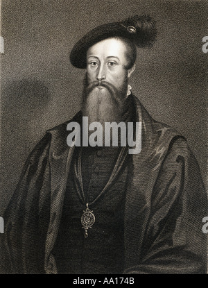Thomas Seymour, 1. Baron Seymour von Sudeley, c 1508 - 1549. Lord high Admiral von England, die wegen Hochverrats hingerichtet wurde Stockfoto