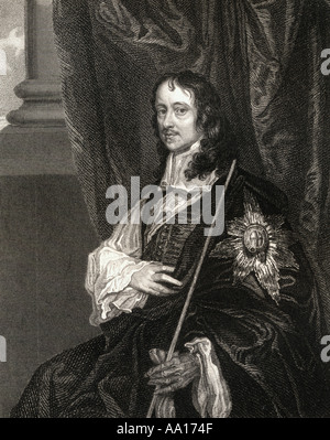 Thomas Wriothesley, 4. Earl of Southampton, Baron Wriothesley von Titchfield, 1607-1667. Englischer Staatsmann, Verfechter der beiden Karl I. und Karl II. Stockfoto