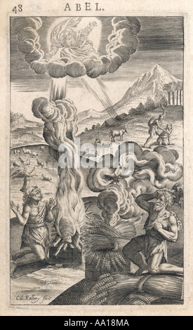 Kain Abel Opfer Stockfoto