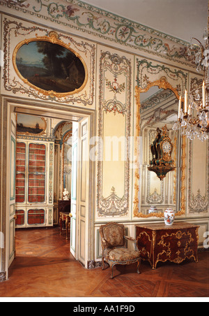 Palast von Versailles Le Cabinet Inté Rieur De La Dauphine Stockfoto