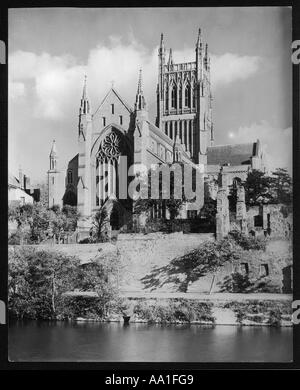 Worcester Cathedral Stockfoto