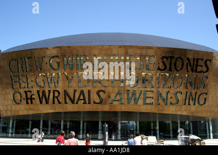 Donald Gordon Theater von Wales das Nationaltheater Cardiff Bay Wales UK Stockfoto