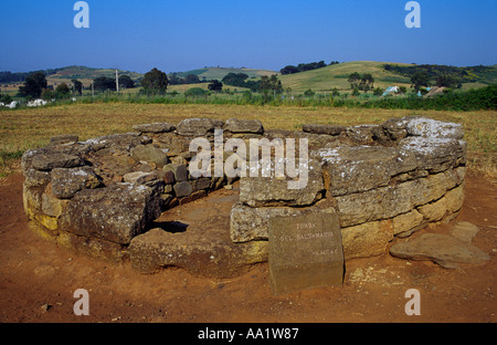 Populonia Necropoli etruskischen Grab Toskana Italien Stockfoto