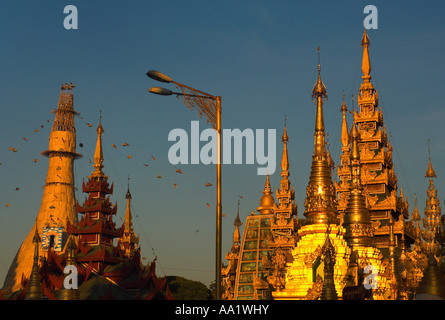 Shwedagon Pagode in Yangon, Myanmar Stockfoto