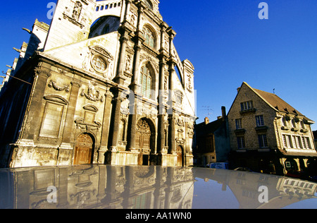 Frankreich, Burgund, Auxerre, St. Eusèbe Kirche Stockfoto