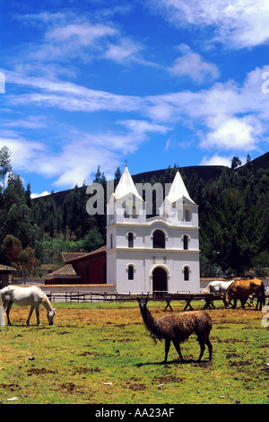 Ecuador Cayambe Hosteria Guachala Stockfoto