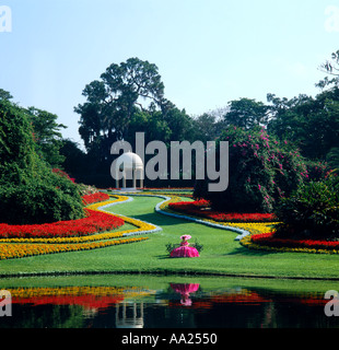 Southern Belle in der alten Cypress Gardens, Winter Haven, Florida, USA 1991 Stockfoto