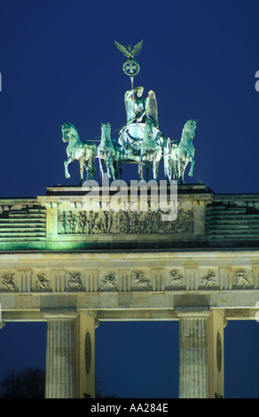 Brandenburger Tor Berlin Deutschland Stockfoto
