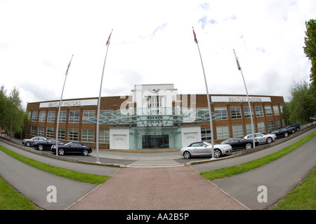 Bentley-Fahrzeuge im Werk in Crewe Stockfoto