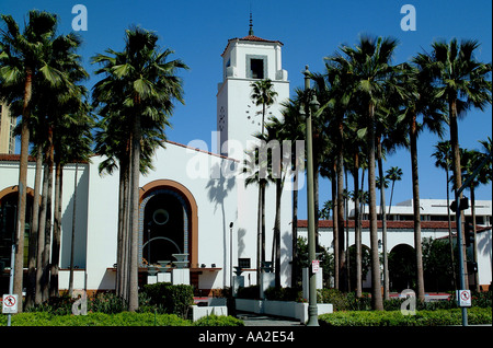 Union (Bahn) Station, downtown, Los Angeles, Kalifornien. Stockfoto