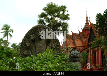 Nationalmuseum in Phnom Penh, Kambodscha Stockfoto