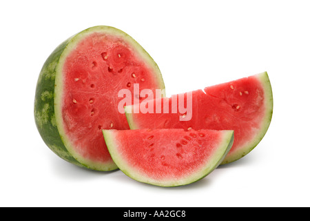 Wassermelone-Scheiben Stockfoto