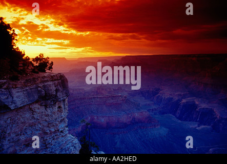 Blick vom Yavapai Point auf der South Rim des Grand Canyon Grand Canyon National Park, Arizona USA Nordamerika Stockfoto