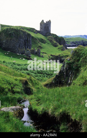 Kerrera Insel Gylen Castle ab Oban Argyllshire Stockfoto