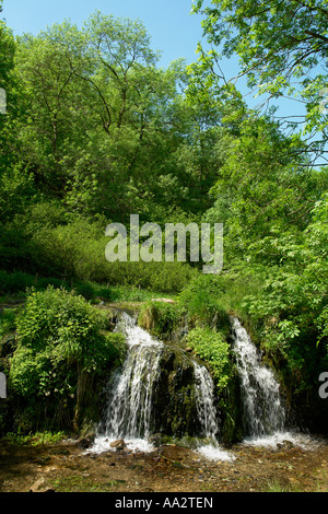 Wasserfall in Chee dale Stockfoto