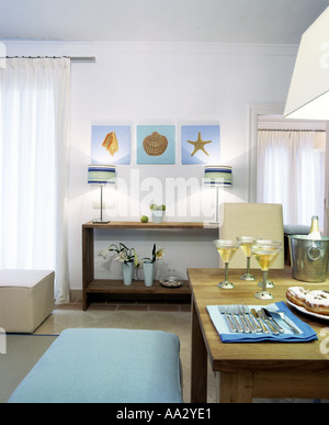 Spanischen Stil Esszimmer Stockfoto