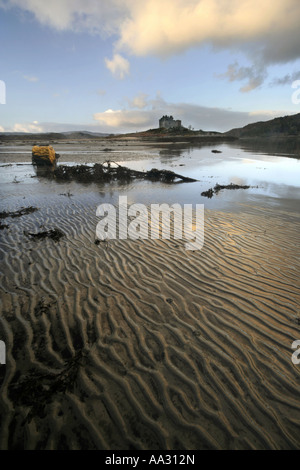 Castle Tioram Heimat der Clan Ranald Loch Moidart Schottland Highlands UK Stockfoto