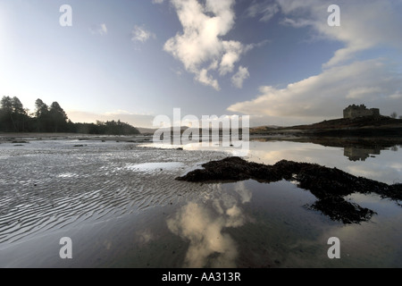 Castle Tioram Heimat der Clan Ranald Loch Moidart Schottland Highlands UK Stockfoto