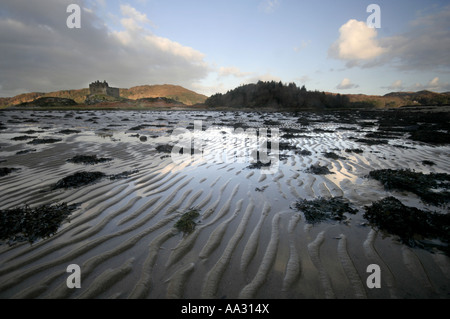 Castle Tioram Heimat der Clan Ranald Loch Moidart Schottland Highlands UK Stockfoto