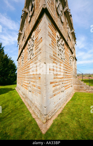 Die dreieckige Lodge at Rushton - ungewöhnlich großem Betrachtungswinkel Stockfoto