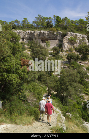 Titos Höhle Drvar Insel Vis Dalmatien Kroatien Stockfoto