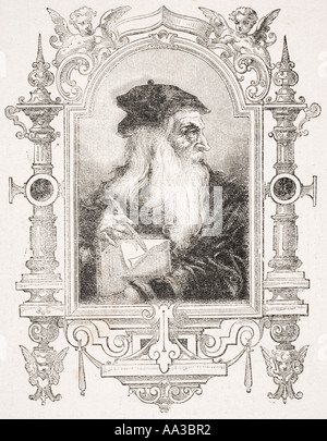 Leonardo di ser Piero da Vinci , 1452 - 1519. Florentiner Künstler. Stockfoto