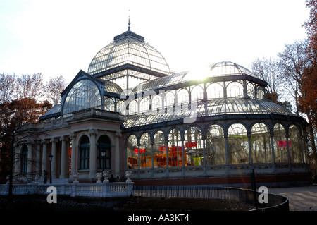 Palacio de Cristal Park Spanien Madrid Stockfoto