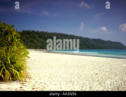 Indien-Andamanen Havelock Island Radha Nagar Nummer 7 Strand Stockfoto