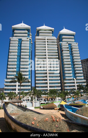 Conjunto La Jolla, Eigentumswohnungen, Acapulco, Bundesstaat Guerrero, Mexiko Stockfoto