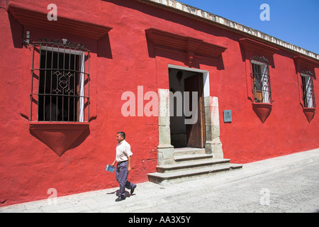 Instituto de Artes Graficas de Oaxaca, Calle Macedonio Alcala, Oaxaca, Bundesstaat Oaxaca, Mexico Stockfoto