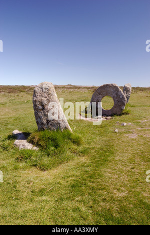 Männer-an-Tol West Penwith Cornwall UK Stockfoto