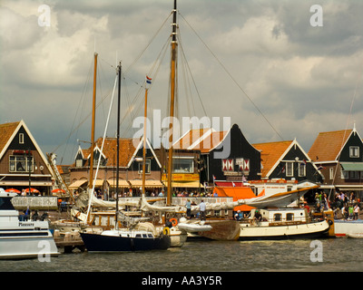 Dorf Fischerhafen Volendam Niederlande Stockfoto