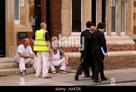 Eton College berühmten öffentlichen England UK Schüler und Maler Dekorateure Stockfoto