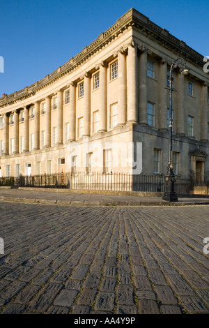 Nummer eins Royal Crescent Bath Somerset England Stockfoto