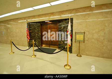 Büro der aktuelle Gouverneur Arnold Schwarzenegger von Kalifornien Stockfoto