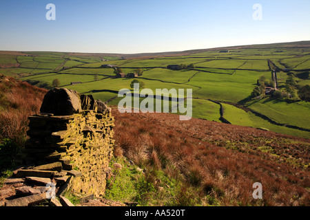 Crimsworth Dean, Hebden Bridge, West Yorkshire, England, Vereinigtes Königreich. Stockfoto