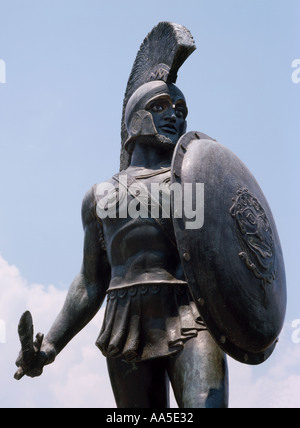 Griechenland Sparta Leonidas Stockfoto