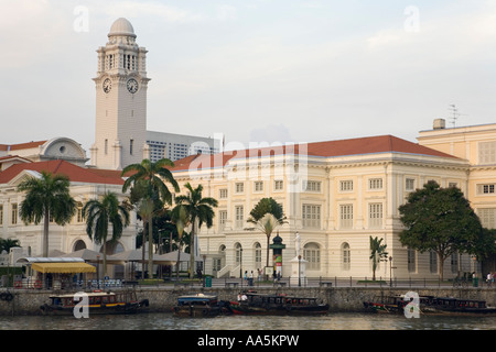 Singapur, Empress Place, dem Museum für asiatische Zivilisationen Gehäuse Stockfoto