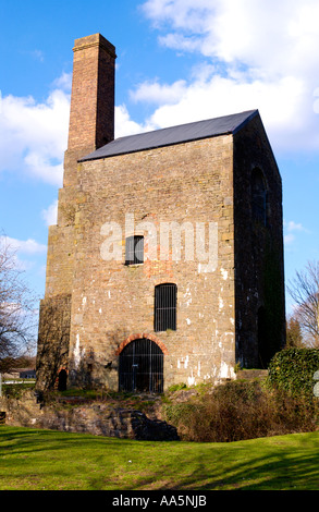 Kornische Pumpenhaus an Scotts Grube eröffnet eine alte Zeche am Llansamlet in der Nähe von Swansea South Wales UK 1770er Jahren 1840er Jahren geschlossen Stockfoto