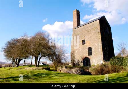 Kornische Pumpenhaus an Scotts Grube eröffnet eine alte Zeche am Llansamlet in der Nähe von Swansea South Wales UK 1770er Jahren 1840er Jahren geschlossen Stockfoto