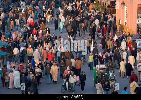 Djemaa el Fna Marrakesch Marrakesch Marokko Stockfoto