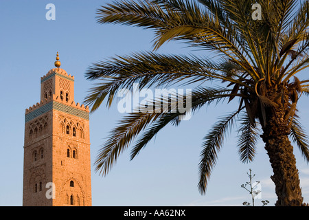 Koutoubia Marrakesch Marokko Stockfoto