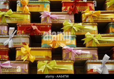 Pralinenschachtel Display, Frankreich Stockfoto