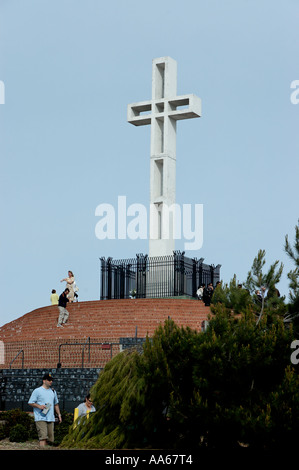 Kreuz und Koreakrieg Veterans Memorial auf Mount Soledad La Jolla California USA Stockfoto