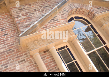 Wentworth Castle Gartenhaus Yorkshire mit Mauerwerk Stockfoto