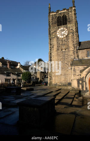 Bingley Pfarrkirche Stockfoto