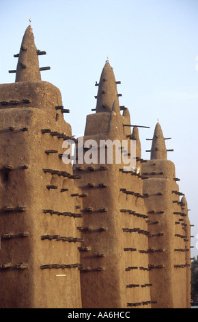 Große Moschee - Djenné MALI Stockfoto